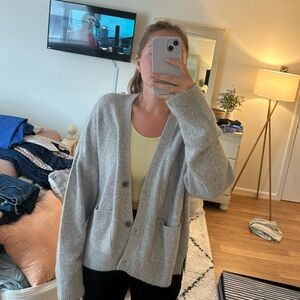 Abercrombie Gray Women's Sweater Cardigan